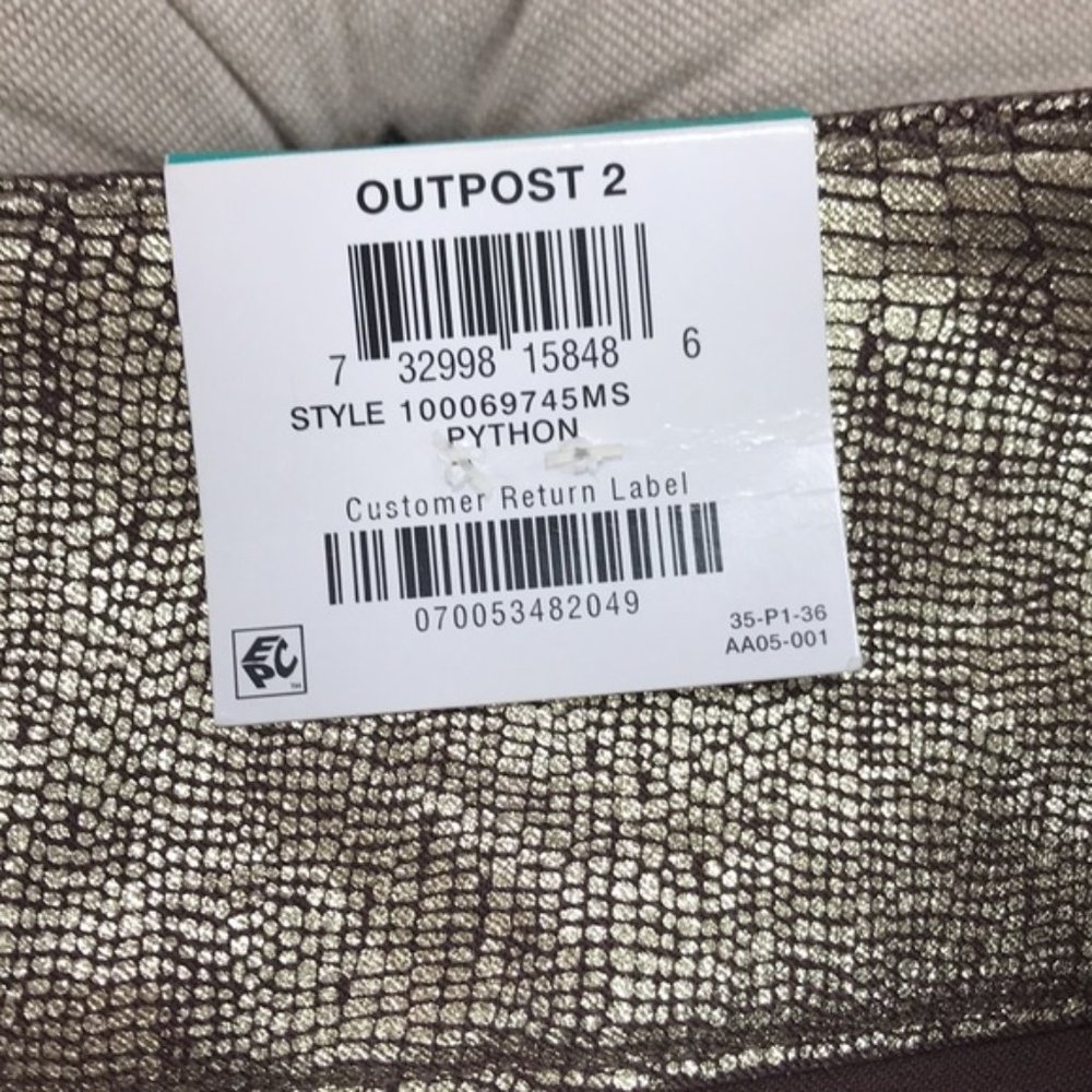 Alfani Tummy-Control Metallic Python-Print Trouser - Picture 6 of 10